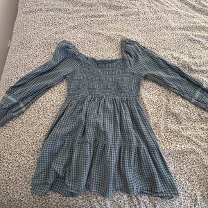 American Eagle Dress with crochet detailing on sleeves.